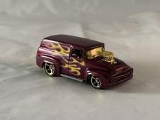 Hot Wheels 1956 Ford F-100 2011 Heat Fleet Magenta OH5SPs