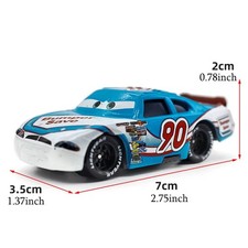 Disney Pixar Cars Blue White Bumper Save Ponchy Wipeout Diecast 1:55 FC