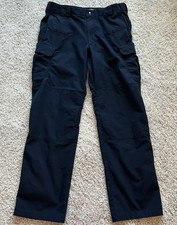 5.11 Tactical Pants Mens 34x32 Navy Blue Stryke Cargo Ripstop 12 Pockets