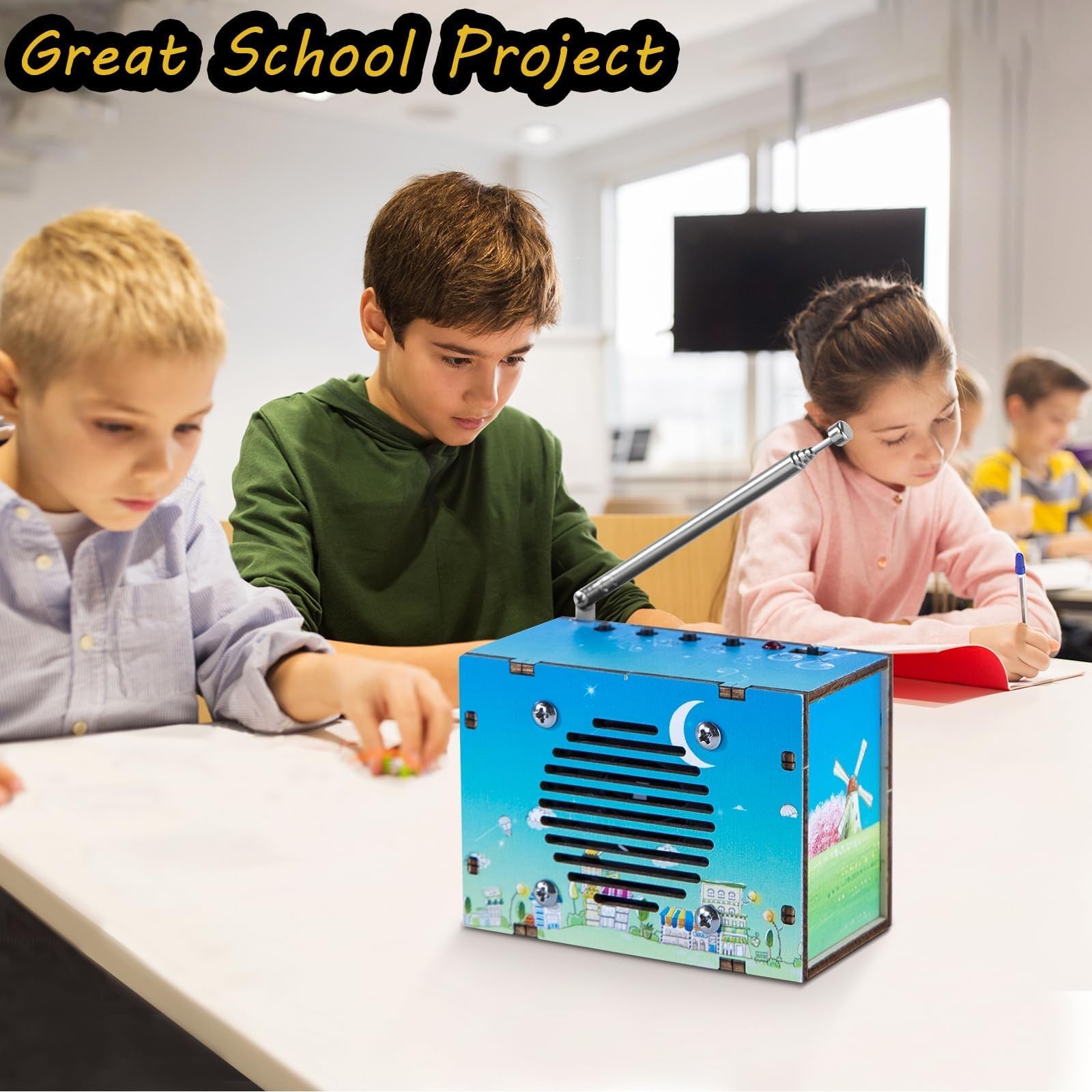 STEM Science Kits for Kids 8-14 | DIY Electronic FM Radio Craft Projects