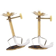 2Pcs Artistics Metal Lamp Bases Customizable Lighting Home Styling