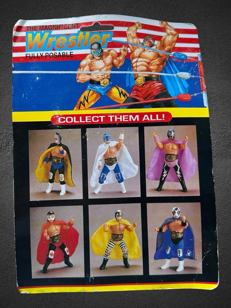 80’s Mexican Lucha libre Toy Lot Wrestler Figures La Parka Bootleg Vintage Rare