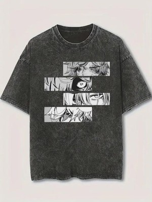 Hell's Paradise Anime T-Shirt, Vintage Wash Manga Graphic Tee