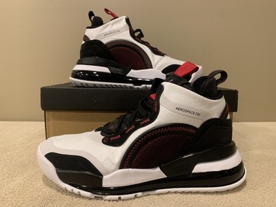 Size 10 - Nike Jordan Aerospace 720 - New - Men's Shoes - White Black Red Grey