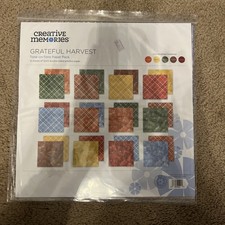 Creative Memories - Grateful Harvest Designer Paper Pack - New Scrapbook Fall