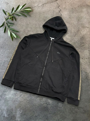 Lacoste Zip Hoodie Schwarz L