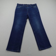 Vintage Levis Jeans Men 38x29 Blue Denim Dark Faded Whisker Action Jeans 90s USA