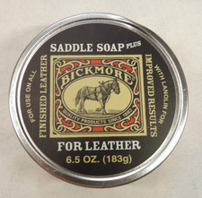 Bickmore Saddle Soap Plus 6.5oz 183g Of Leather Cleaner With Lanolin