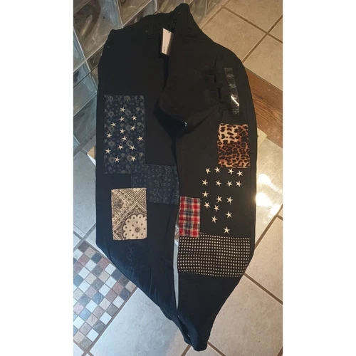 Jean homme Rue21 empilé skinny supreme flex bleu stretch créateur denim 38x32