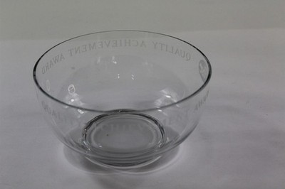 Crystal Cereal Bowl Advertising Post Cereal Battle Creek, MI Vintage Collectible