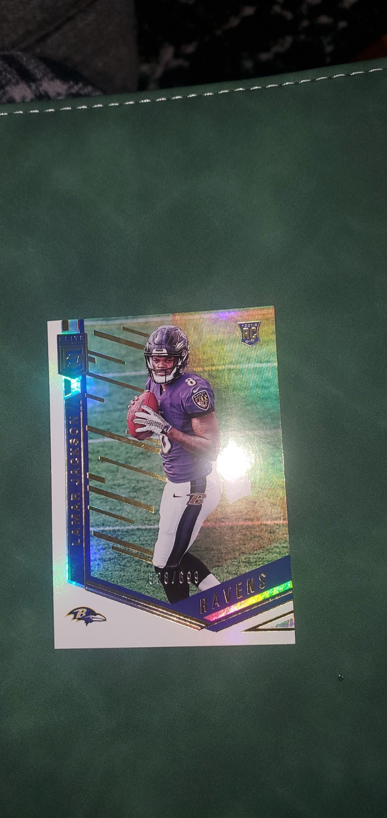 2018 Elite Lamar Jackson 528/699 Rookie Card 167