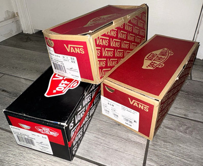 VANS Authentic Lot. 3 Pairs, Size Womens 6.5