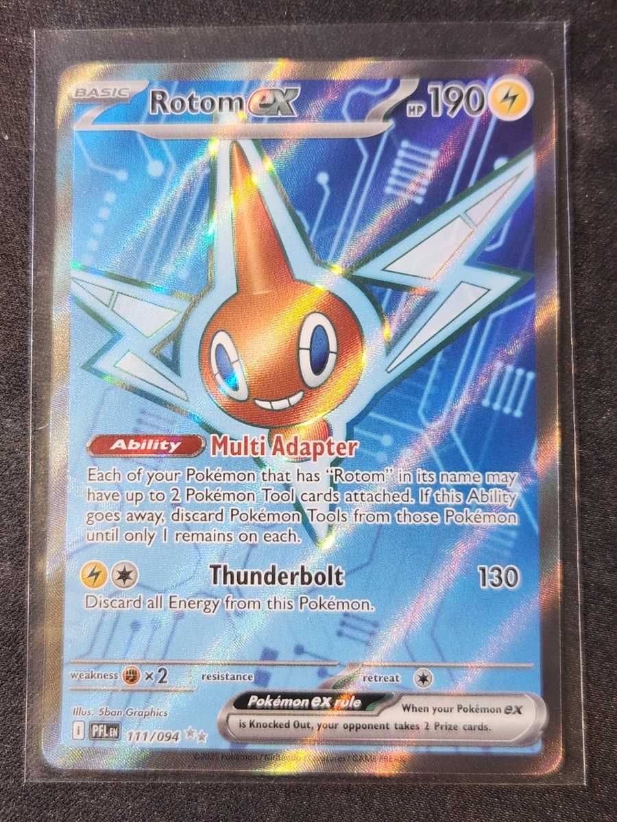 ROTOM EX 2025 Pokemon TCG Mega Evolutions Phantasmal Flames #111