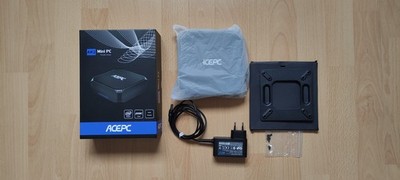 ACEPC AK 2 / Intel J3455 (4Core) / 4GB RAM + 64GB eMCC + 320GB HDD / Windows 10