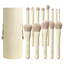 Buttery Blends Brushes 12 Mini Face Eye Makeup Brushes Set Labeled  Travel Make