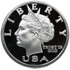 2003 Norfed $5 American Liberty 1/2 Oz .999 Fine Silver Proof Coin Half Ounce