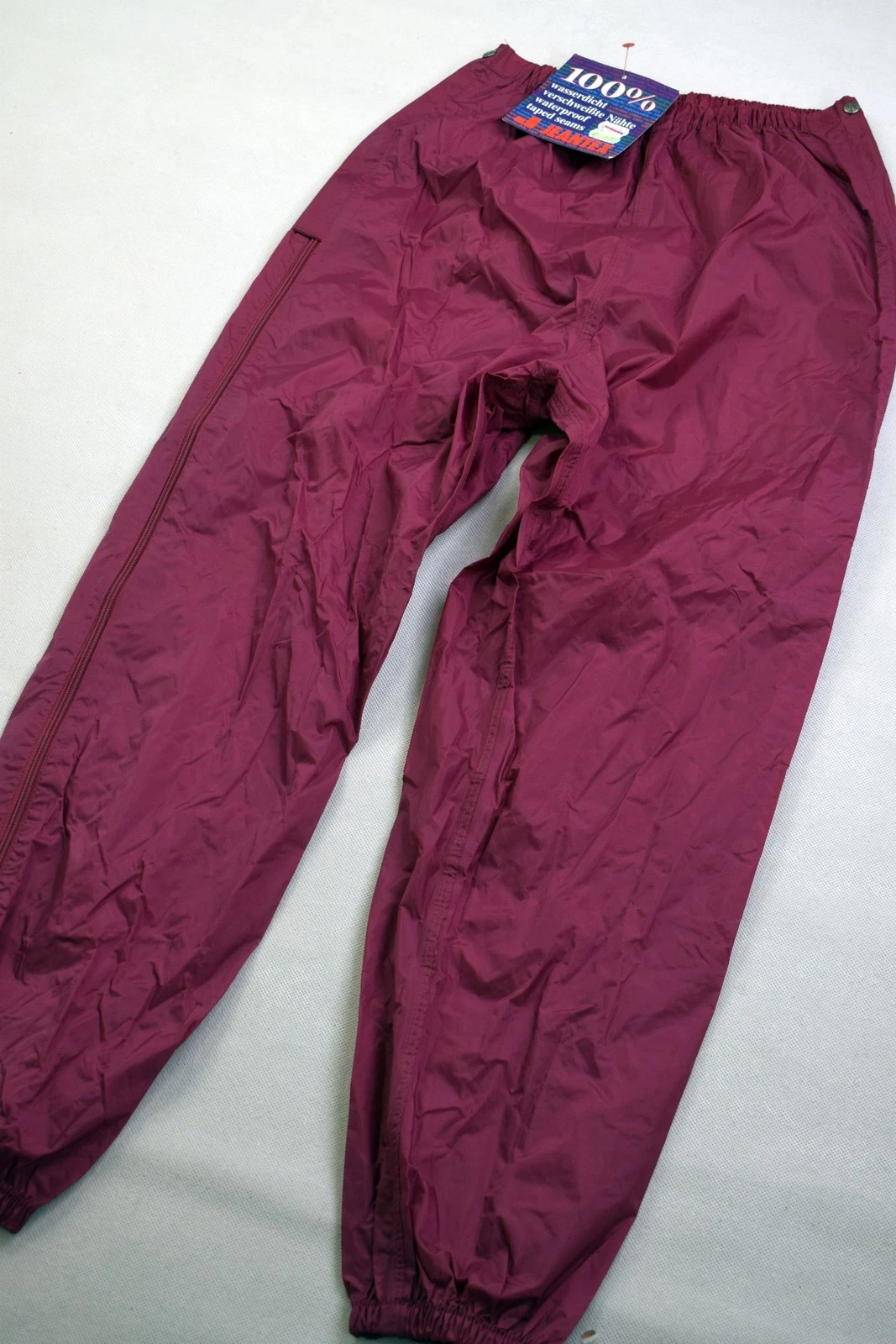 Jeantex Rain Pants Track Rain Pant Training Vintage Deadstock 80s D 36-38 NEW