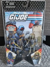 G.I. Joe 25TH ANNIVERSARY Hasbro 2 Pack Cobra Commander & Tripwire W  Comic