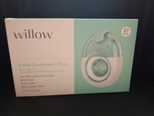 Willow Pump Reusable Breast Milk Containers, 2 Count in1-Pack 27mm - NIB