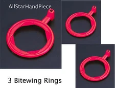 3  Bitewing X-ray Aiming Ring Color Coded Rinn XCP Style Red Positioning 3 Rings