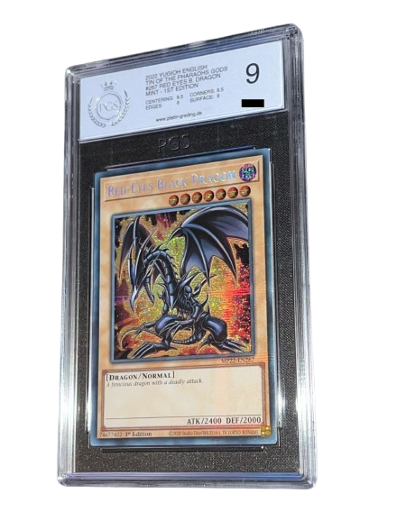 YuGiOh! Red Eyes Black Dragon - 2022 Tin of Pharaoh's Gods MP22 - No PSA Grading