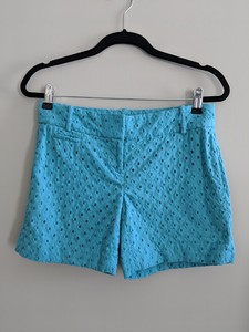 Loft-Shorts-The-Riviera-Short-Blue-Eyelet-Womens-Size-28-034-Waist