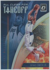 2018-19 Donruss Optic All Clear for Takeoff Holo #14 Dennis Smith Jr. Mavericks