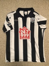 West Bromwich Albion FC Umbro Jersey 2010 Vintage Large