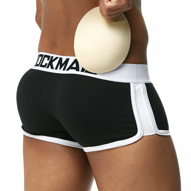 Caleçon Boxer Push-up Homme Jockmail – Rembourré Fesses Et Sexe – Taille M à XXL