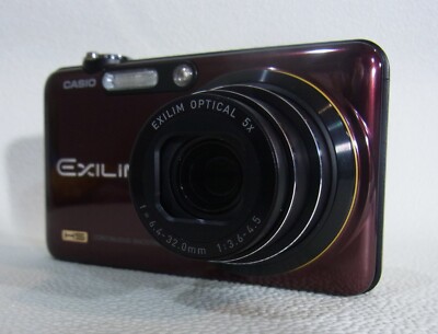 Casio EXILIM EX-FC150 RED,10MP,5x,f/3.6,2.7in Excellent,from Japan