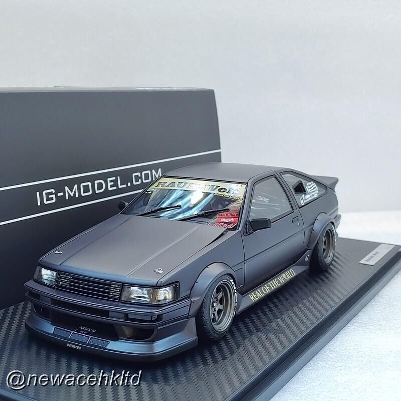 Toyota RWB AE86 Matte Black Ignition 1/18 #IG2606 | eBay Toyota RWB AE86 Matte Black Ignition 1/18 #IG2606 | eBay