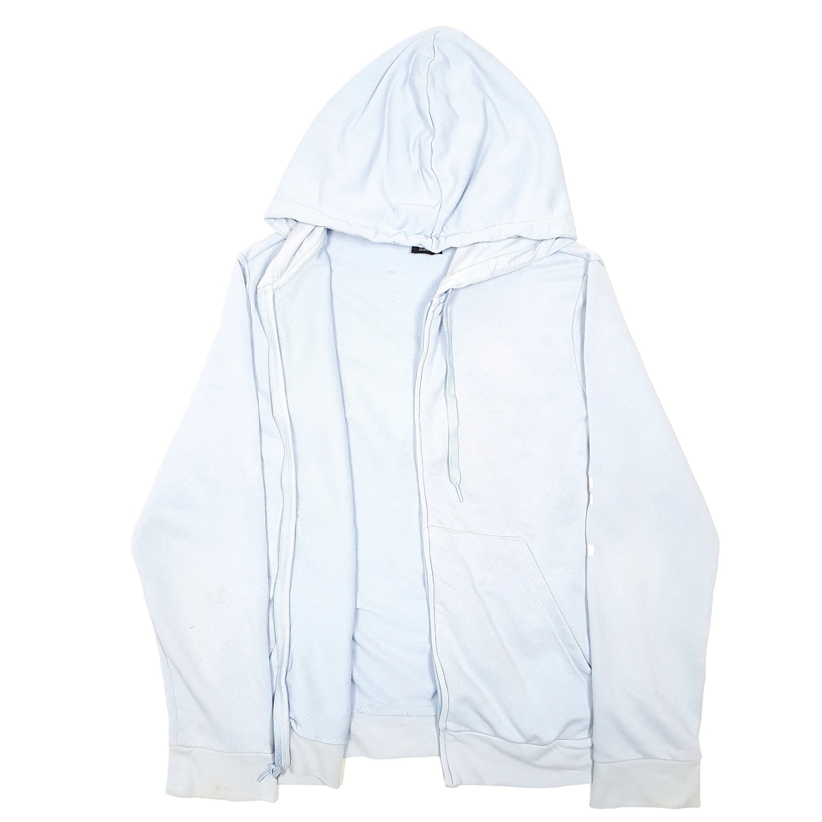 ADIDAS Full Zip Cotton Jumper Sweatshirt Womens M image 2