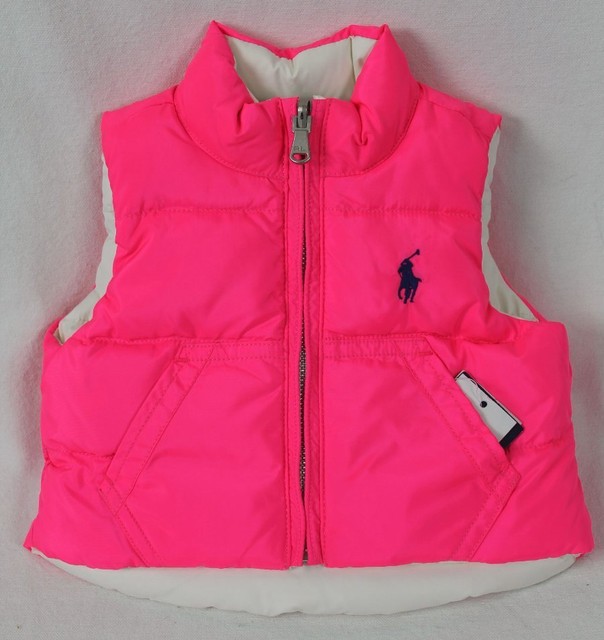 pink polo vest