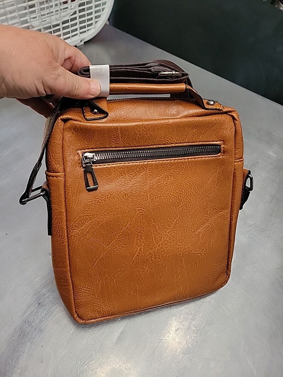 Weixer Crossbody Men's Shoulder Bag Vintage Leather Vertical Weixer Crossbody Men's Shoulder Bag Vintage Leather Vertical