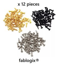  Guitar Pickguard Screws for Strat®* or Tele®* guitar x 12 pieces  fablogix®  UK