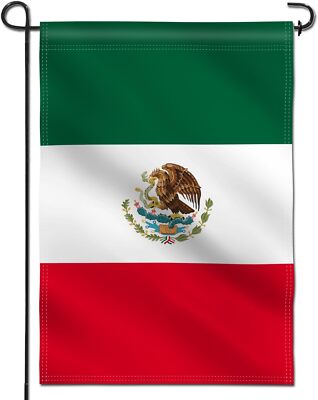 Anley Mexico MX Decorative Garden Flags Double Sided 18''x12.5''