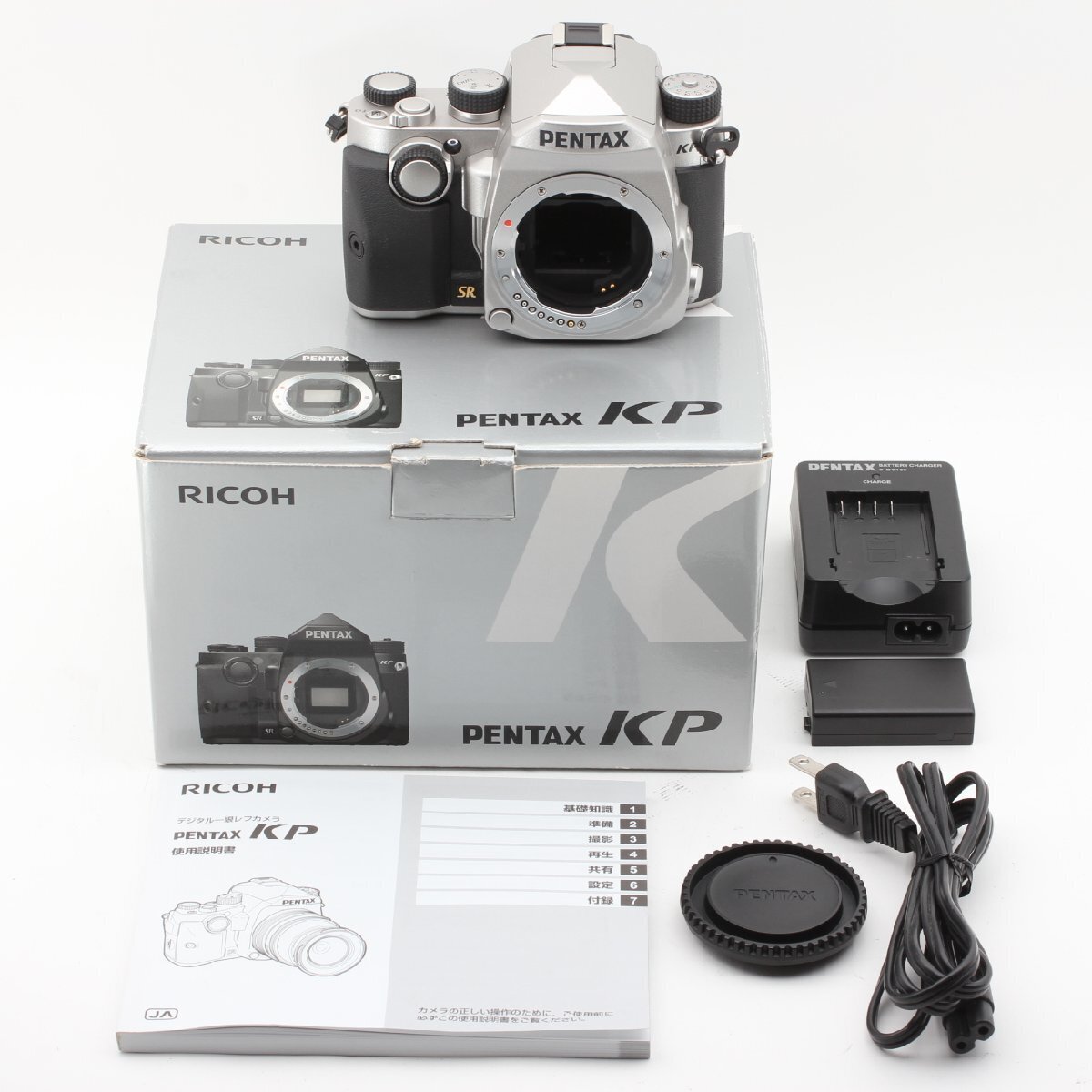Pentax KP Silver 24.3MP Digital SLR Camera Body English Language  