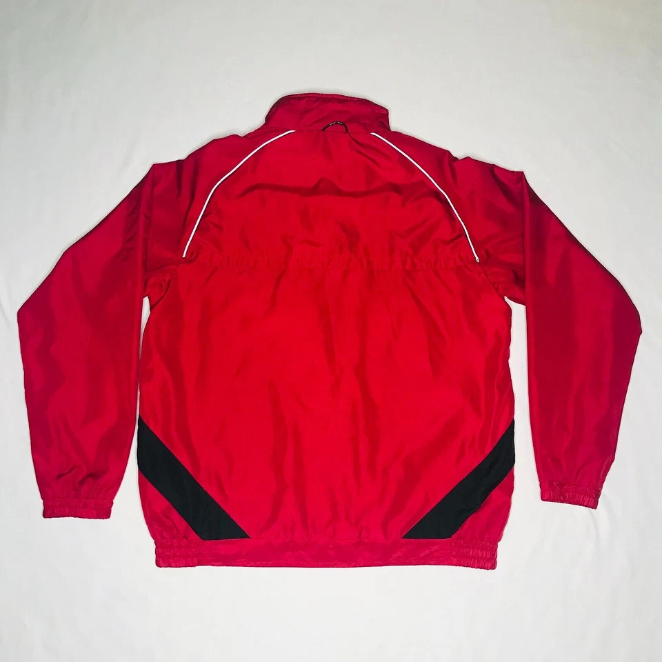 Absolute+ Chaqueta Deportiva Deportiva Deportiva Roja con Cremallera Completa Ventilada con Bolsillos - Para Hombre Talla M Foto 2 de 4