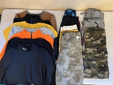 CO208 Boys Size Large Under Armour Nike Gap Clothing Lot Hoodie Shorts Shirts
