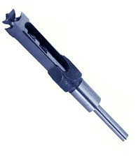 Square Hole Drill Bit 7/8" Woodworking Mortise Chisel Cutter Wood Saw Tool Set