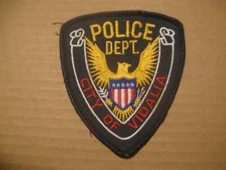 VIDALIA GEORGIA POLICE PATCH (STOCK EAGLE)