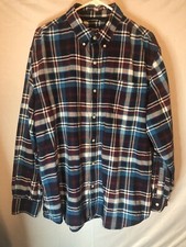 Men  s Chaps Oxford 100 Cotton Shirt Long Sleeve Size XXL