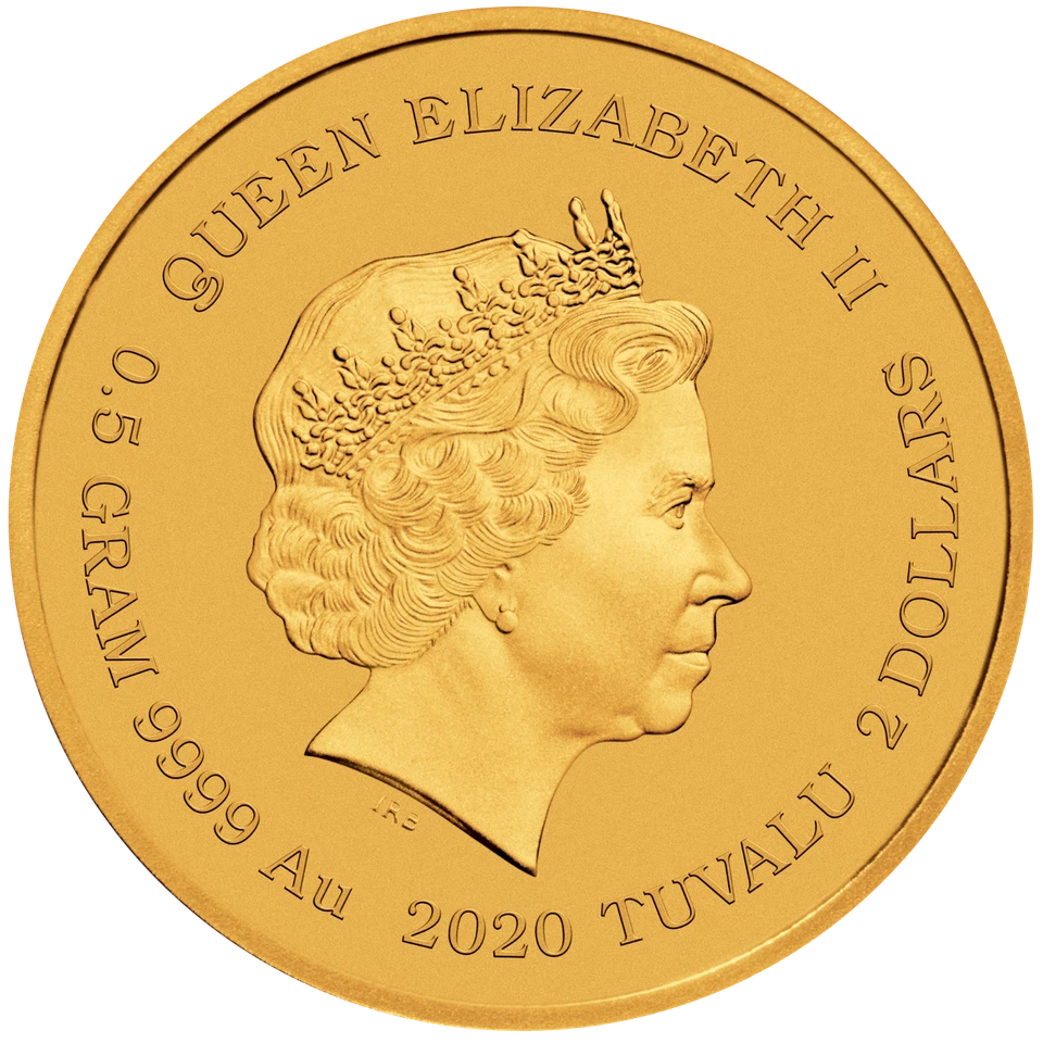 2020 James Bond $2 0.5g .9999 Gold COIN NGC MS70 Brown Label "Cert # Ending 007" - Image 4 of 4