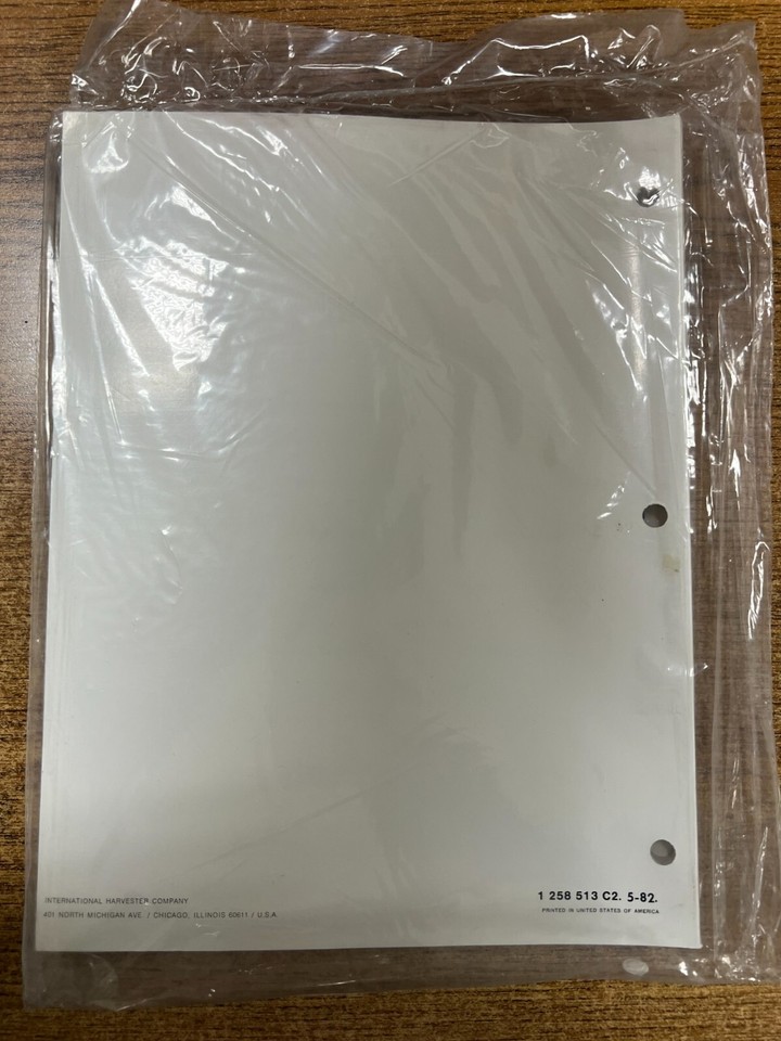 International Harvester 3088 3288 3488 3688 Tractor Chassis Parts Catalog Manual – NOS