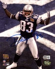 DEION BRANCH SIGNED AUTOGRAPHED 8x10 PHOTO SUPER BOWL MVP PATRIOTS BECKETT BAS