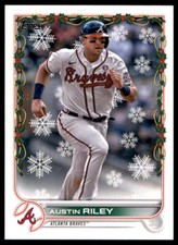 Austin Riley 2022 Topps Holiday #HW146 Atlanta Braves