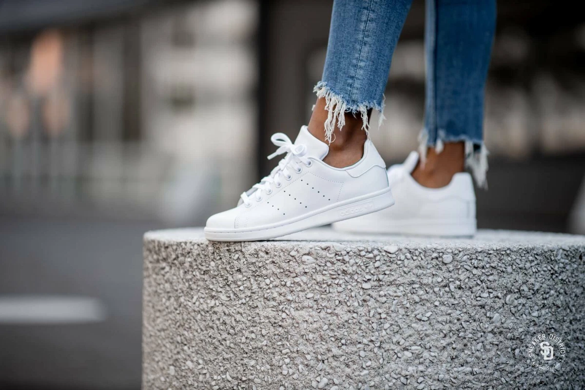 ADIDAS WOMEN&#039;S ORIGINALS STAN SMITH Running White UNISEX CQ2198 | eBay