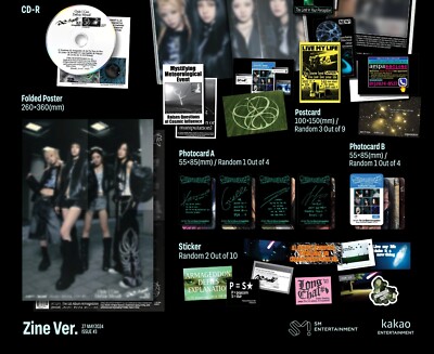 AESPA 1st Album Armageddon Zine Ver. CD+P.Book+P.Card+F.Poster+