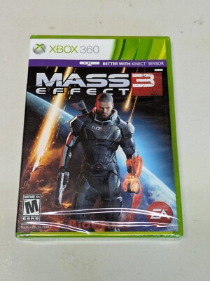Mass Effect 3 (Microsoft Xbox 360, 2012) Brand New Sealed