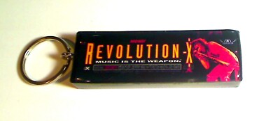 Revolution-X  Arcade Marquee Coin Door accessory Keychain